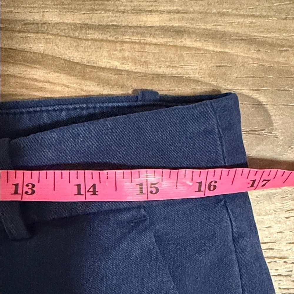 J Crew Womens Kallie Pants Slacks 12 Navy Blue Straight Fit Slacks Career